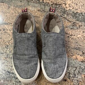 Hey Dude Textured Gray Slip-On Shoes
